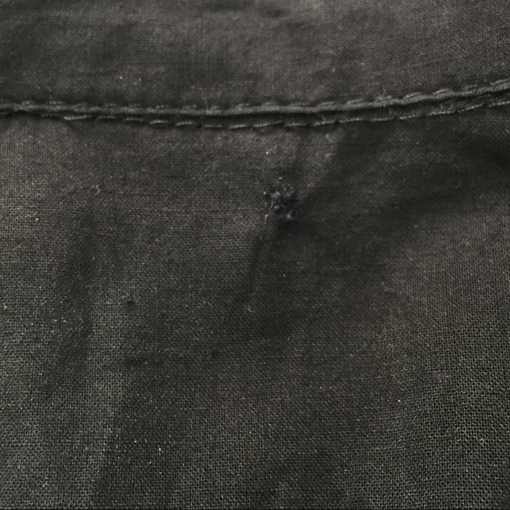 Uno Core Black Cotton eyelet tiered medium dress - Picture 7 of 7